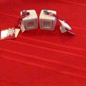 Baby’s First Christmas ornaments            Two Photos ornament by Gund